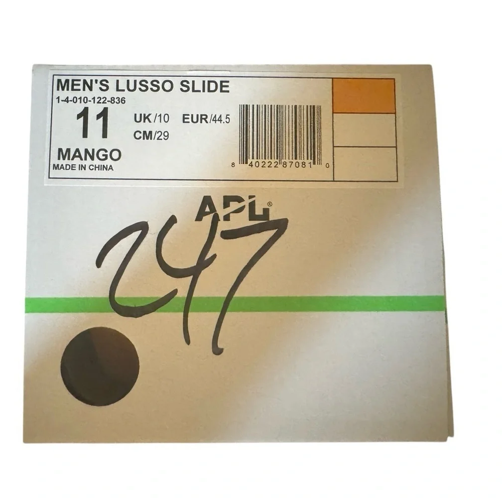 APL Lusso Slide in Mango Men’s Size 11